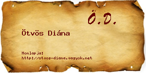 Ötvös Diána névjegykártya
